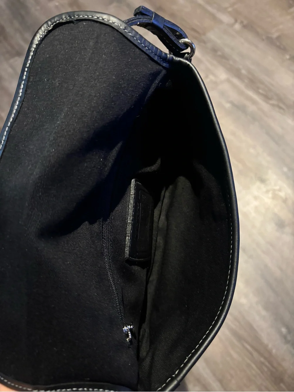 Rare Vintage Y2K Coach Black Signature Jacquard Shoulder Bag Purse